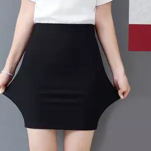 코튼 슬림핏 미니스커트 H라인 정장 치마 출퇴근 코디