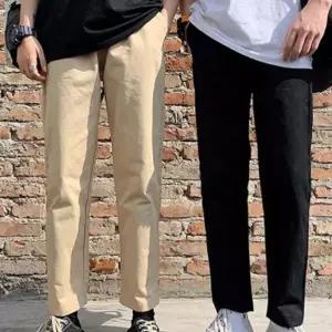 남성 캐주얼 대학생 데이트 데일리 밴딩 일자 면바지 워싱카고바지 워싱스키니 rS3A6EE