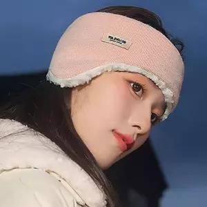 여성 방한 털 귀마개 이어밴드 안대 귀도리 기내 수면 캠핑 Bf-9F173