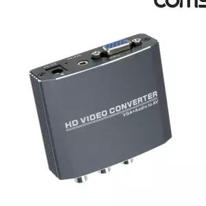 COMS 모니터 VGA to AV 비디오 변환 컨버터 영상편집 Ad6E6AC