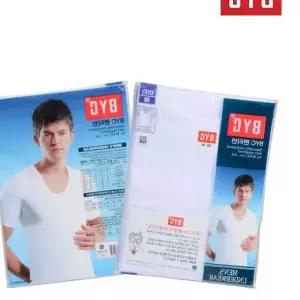 BYC 순면 무지 남성 반팔 런닝 빅사이즈 러닝 쾌적한착용감 부들부들한 AdAC9B2