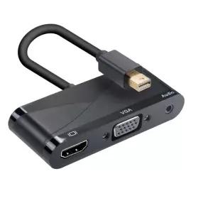 COMS Mini Displayport to HDMI + VGA 컨버터 영상편집 rS8E362