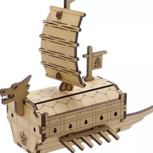 이순신 거북선 3D 나무퍼즐 철갑선 체험 학습 창의 조립 키트 TrA45C2