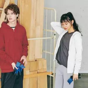 데일리 쮸리 후드 집업 점퍼 아동 패밀리룩 회이트 Tr445B6