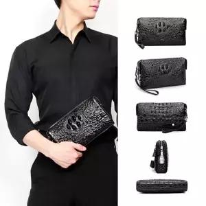 옷자락 미니멀 MKT SENIOR ZD661 아스터 락킹 가죽 클러치 미니멀