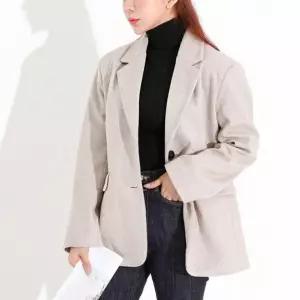 패션 집업 루즈핏롱 아우터 외출 반코트 여행 스타일 자켓 코디 오버핏 양털 패션 핏좋은 여성 모직