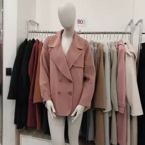 더블 모직 반코트 P224H002