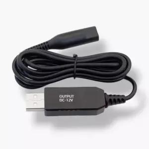 브라운 면도기 충전기 케이블 12V 호환 USB-A