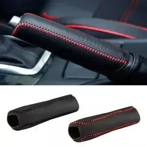 자동차 가죽 기어 핸드 브레이크 커버 좌석 Altea Toledo MK1 Ibiza Cupra Leon for Skoda Fabia Rapid