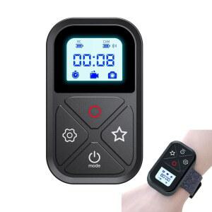 SMART REMOTE CONTROL FOR GOPRO HERO 12 11 10 9 8 MAX 블랙 LCD 디스플레이 손목 스트랩 방수 WIFI 컨트롤러 자기식 충전 포트 GO PRO 액세서리