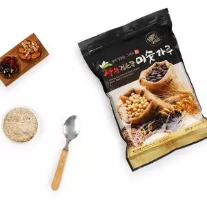 쌀눈앤검은콩미숫가루700G 2봉 직장인간식 포만감높은음식 잡곡가루