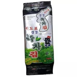 조각 성경 녹차식탁김 50g 20개 밥반찬