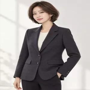 클래식 잔체크 포멀 여성 자켓 CLDFJK102 475330 크로커다일레이디