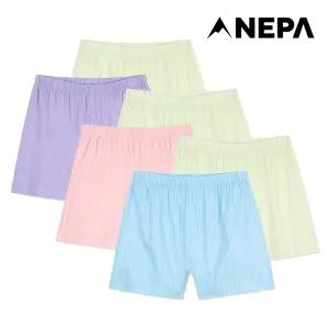 여성 트렁크 쇼츠 그린 스트라이프 세트(2PACK) 7LBO109