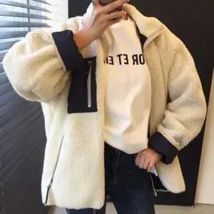 바람막이 점퍼 윈드브레이커 양면활용 양쪽지퍼 뽀글이 후리스 집업 자켓