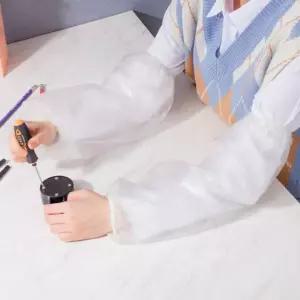 작업용 롱 방수 팔토시(투명)투명 용토 미술 화방 다용도 투명팔 팔토 용팔 도팔