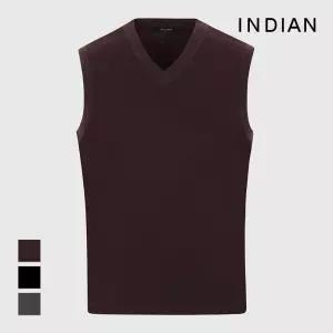 인디안 INDIAN 울혼방 솔리드 베스트_MIEBV3F8101