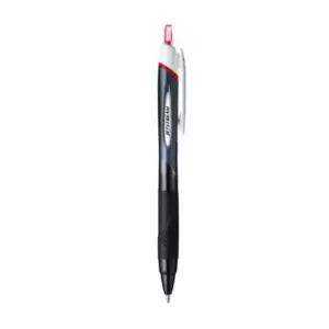 적색 스트림볼펜 유니 유니볼펜 10개입 흑색바디 갑 볼펜 1.0mm SXN-150-10
