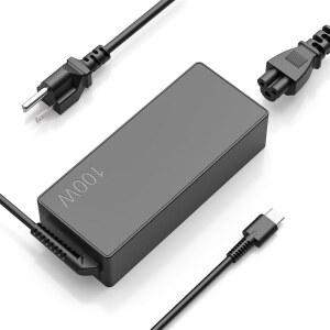 DJW 100W USB C 노트북 충전기는 LENOVO THINKPAD YOGA CHROMEBOOK MAC BOOK 16 15 14 13 INCH 아이패드호환 PRO ASUS DELL hp호환 Acer호환 삼성호환 GOOGLE의 모든 TYPE 기기용 AC POWER LOGIC 어댑터와 호환됩니