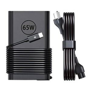 65W USB-C 노트북 충전기 DELL LATITUDE 5520 5420 5540 7420 호환 | XPS 13 9305 9310 9320 INSPIRON 14 7400 7620 2-IN-1 CHROMEBOOK 3100용 AC 전원 어댑터 / P/N: LA65NM170 HA65NM170 DA65NM170