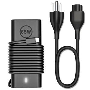 TUXIFPKU 65W USB C 노트북 충전기 DELL LATITUDE INSPIRON XPS TYPE C용 | 7350 7450 7650 5450 5550 5540 5530 5520 5440 5430 5420 13 14 2-IN-1 CHROMEBOOK 3100용