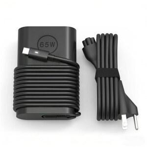 YBRUZRUB 65W USB C 노트북 충전기 DELL LATITUDE 5420 7420 5450 XPS 13용 | 5520 5320 7320 7400 7440 5400 5550 및 9360 9380 9365 9370 CHROMEBOOK 3100 3400 호환 TYPE 전원 케이블 포함
