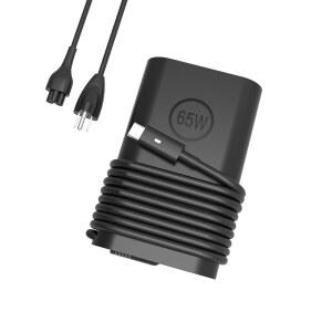 DELL LATITUDE / XPS CHROMEBOOK 호환 65W USB C 노트북 충전기 | 5520 5420 5540 7420 5550 5450 E5430 5440 5530 7430 7440 및 13 어댑터용 65WATT 타입 전원 케이블