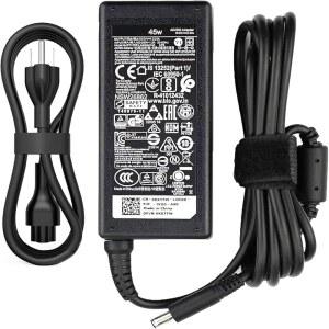 45W (4.5 * 3.0 MM JACK 19.5V 2.31A) AC 충전기 DELL INSPIRON 11 / 13 14 15 17 3000 5000 7000 시리즈(3583 3593 5570)용 LATITUDE E5450 XPS 13-45 WATT 2-IN-1 컴퓨터 전원 어댑터 케이블