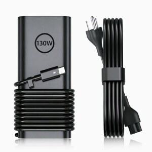 DELL XPS 15 17 정밀 LATITUDE용 130W USB-C 노트북 충전기 교체품 | 9500 9510 9575 2-IN-1 9700 5550 5560 5570 LATITUDE 5420 5520 INSPIRON 7620용 TYPE-C AC 전원 어댑터