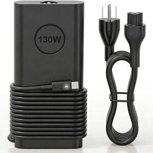 130W USB C LAPTOP CHARGER COMPATIBLE WITH DELL XPS 15 17 9575 9500 9510 9520 9530 9700 9710 9720 9730 PRECISION 5530 5550 5560 5570 5750 5760 5770 LATITUDE 5401 5411 5501 5511 5520 POWER SUPPLY CORD