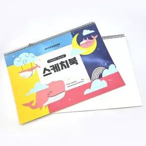 오피스존 8절 캐릭터 스케치북 그림 미술 색칠놀이 대용량 10권 GST MNS