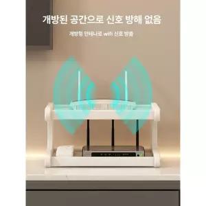 셋톱박스 선반 공유기 와이파이 셋탑박스 티브이 티비