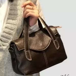 여성 데일리 소가죽 고급 미니 숄더백 토트백 가방