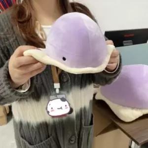 (색상 퍼플)인형 캐릭터 모찌 애착 쿠션 바디필로우 가오리 베개 귀여운