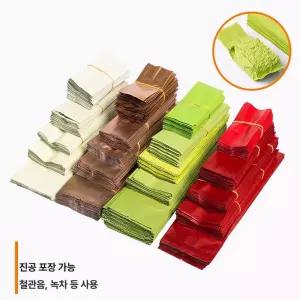 찻잎보관 밀봉 보관용 찻잎 보관통 봉투 유리병 저장