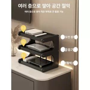 셋톱박스 선반 공유기 티브이 티비 와이파이 셋탑박스