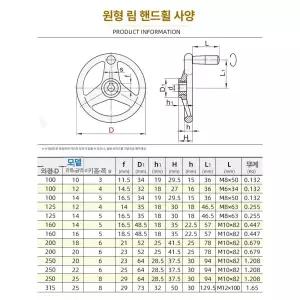 기계 핸들 밀링머신 베이클라이트 벤치 밀링 잠금 리프팅