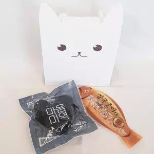 하트미역1개+잡곡굴비1개 _1세트(강아지끈상자) 추석 한가위 명절 새해 설 어린이집 생일 선물 답례품 유치원 행사