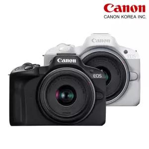 캐논 총판 정품 EOS R50 18-45mm KIT (블랙) 미러리스 하트시그널 카메라