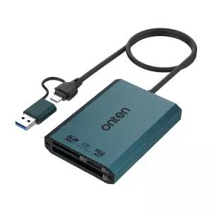 Coms USB C타입 2 in 3 카드리더기 (CF SD Micro SD) FW866