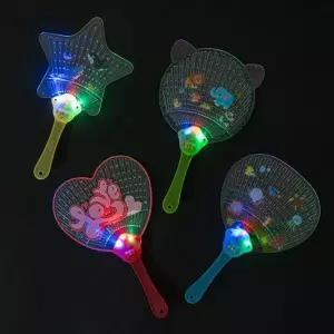 LED부채(10인세트) 여름행사 여름부채 인기미술재료 캠핑놀이 야외놀이