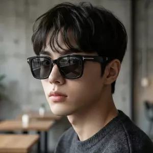 선글라스 TF1161K 01A 사각 블랙 뿔테 아시안핏 명품 패션