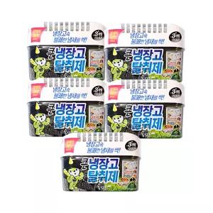 산도깨비 큰 냉장고 탈취제 숯성분 냉장고 냄새제거 420g x5개