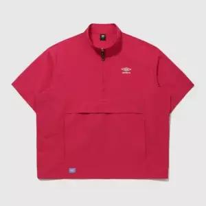 [엄브로]자켓 KQF UQ223CWT42-RRD 클래식 반팔 스탠넥 아노락 / ROSE RED