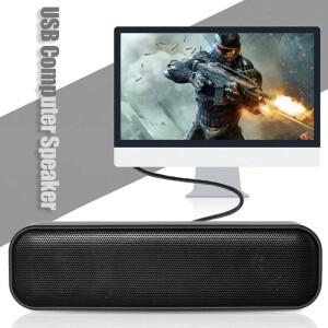 HK-5008 USB 전원 사운드 바 데스크탑 스피커 2 개의 서브 우퍼 음악 플레이어가있는 TV 노트북 용 유선 컴