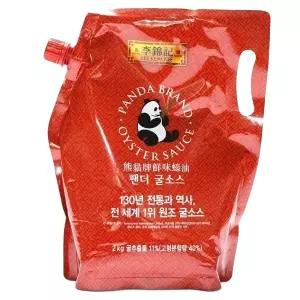 이금기 팬더 굴소스 스파우트팩 2kg 6개 /배송