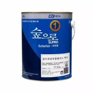  숲으로외부용플러스 3.78L 조색/베란다/담장/석고보드/콘크리트/시멘트/몰탈/벽화/마감/도료/친환경/페인트