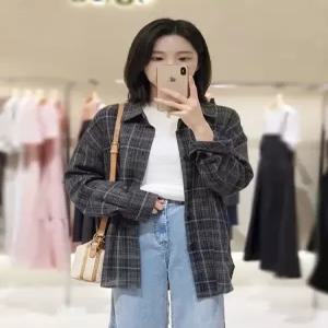 [백화점 정품] 숲 여름여성 체크셔츠 SC7LS60