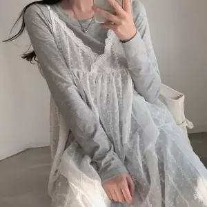 [하프클럽/]LD 롱나시 뷔스티에 가디건 레이어드 러블리 패턴 시스루 여리여