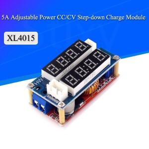 XL4015 5A 가변 전원 CC/CV 스텝다운 모듈 LED 드라이버 전압계